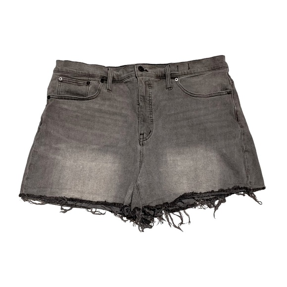 Madewell High Rise Relaxed Boy Denim Shorts in Slater Wash - Picture 2 of 8